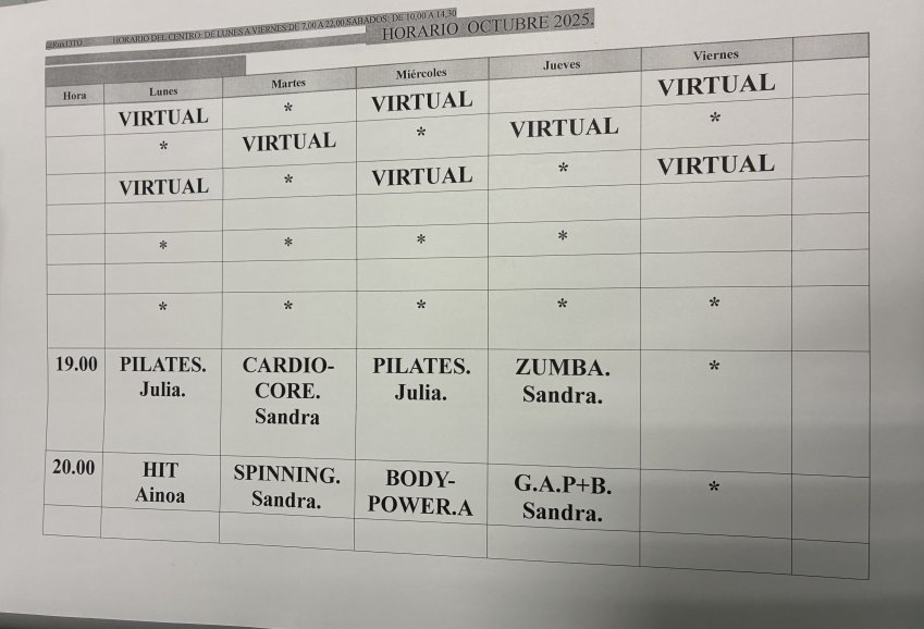 Horario